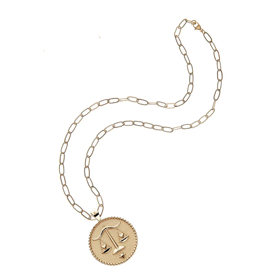 LIBRA JW Zodiac Pendant Coin - Sep 23 - Oct 22