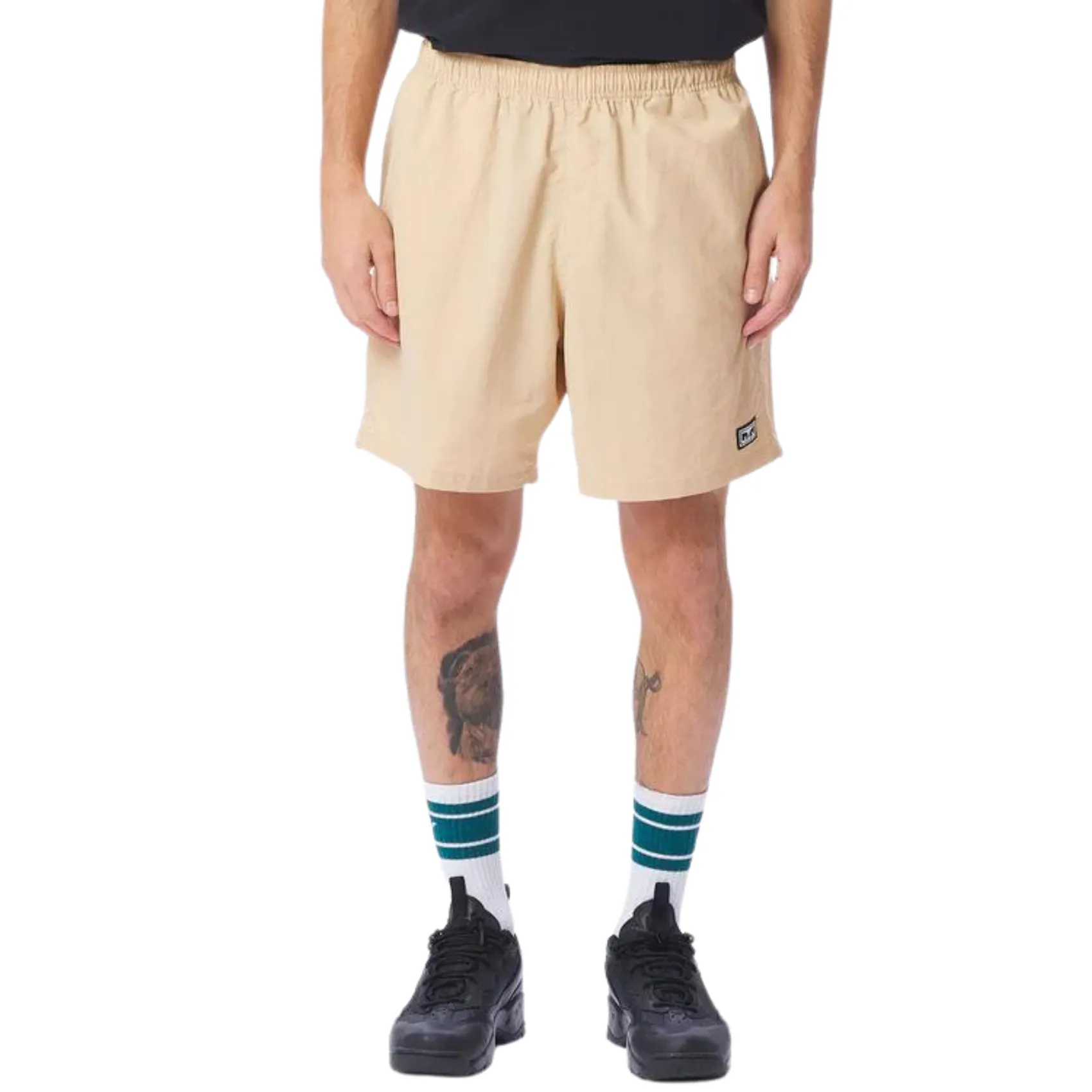 Logo Easy Eyes Nylon Short - Irish Cream