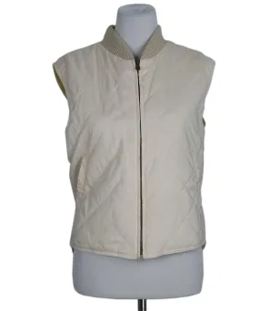 Loro Piana Beige Nylon Vest sz 8