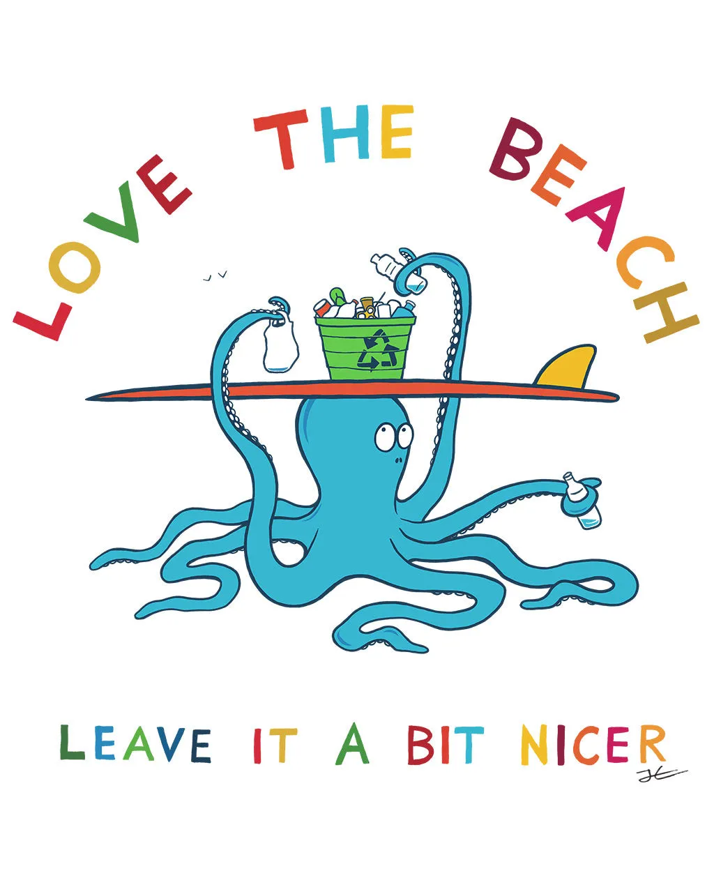 Love The Beach - Print/ Framed Print - Surfrider Japan Collaboration