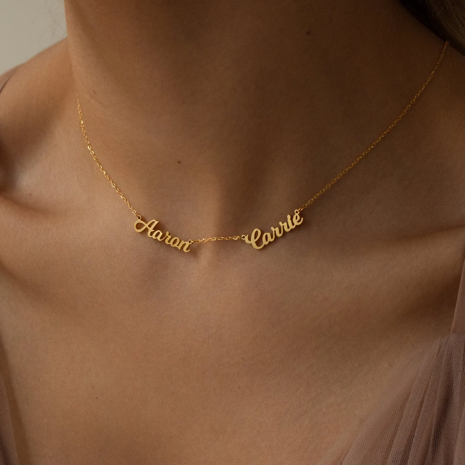 Mellow Multiple Name Necklace