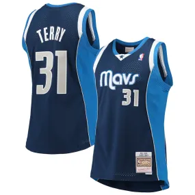 Men's Dallas Mavericks Jason Terry 2011-12 Hardwood Classics Jersey - Navy