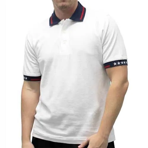 Men's Made in USA Patriotic Tactical Polo Shirt