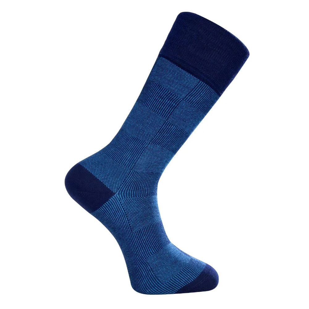 Men’s Mid-Calf Patterned Dress Socks