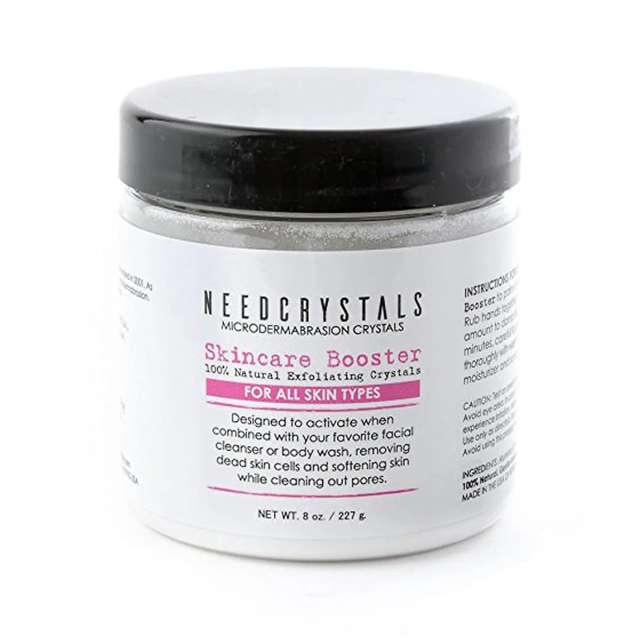 Microdermabrasion Crystals DIY Exfoliating Facial Scrub, 8 Oz