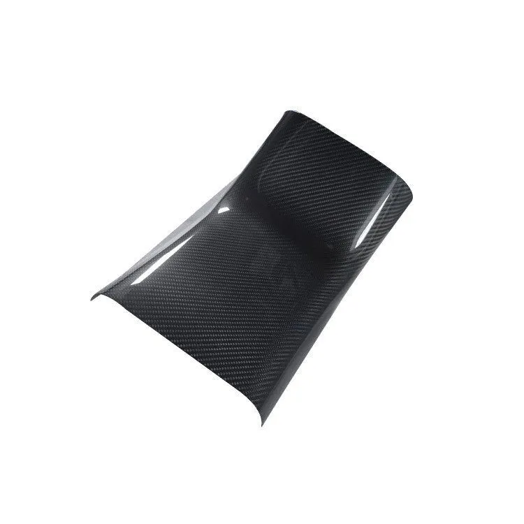 Model 3 / Y Backseat Center Console Base Cap - Carbon Fiber Interior Mods