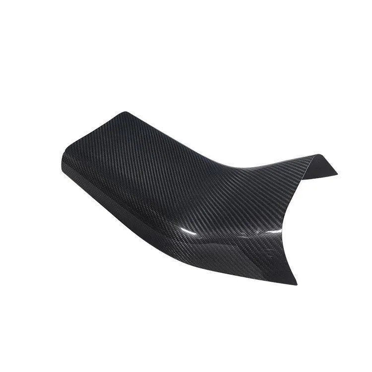 Model 3 / Y Backseat Center Console Base Cap - Carbon Fiber Interior Mods