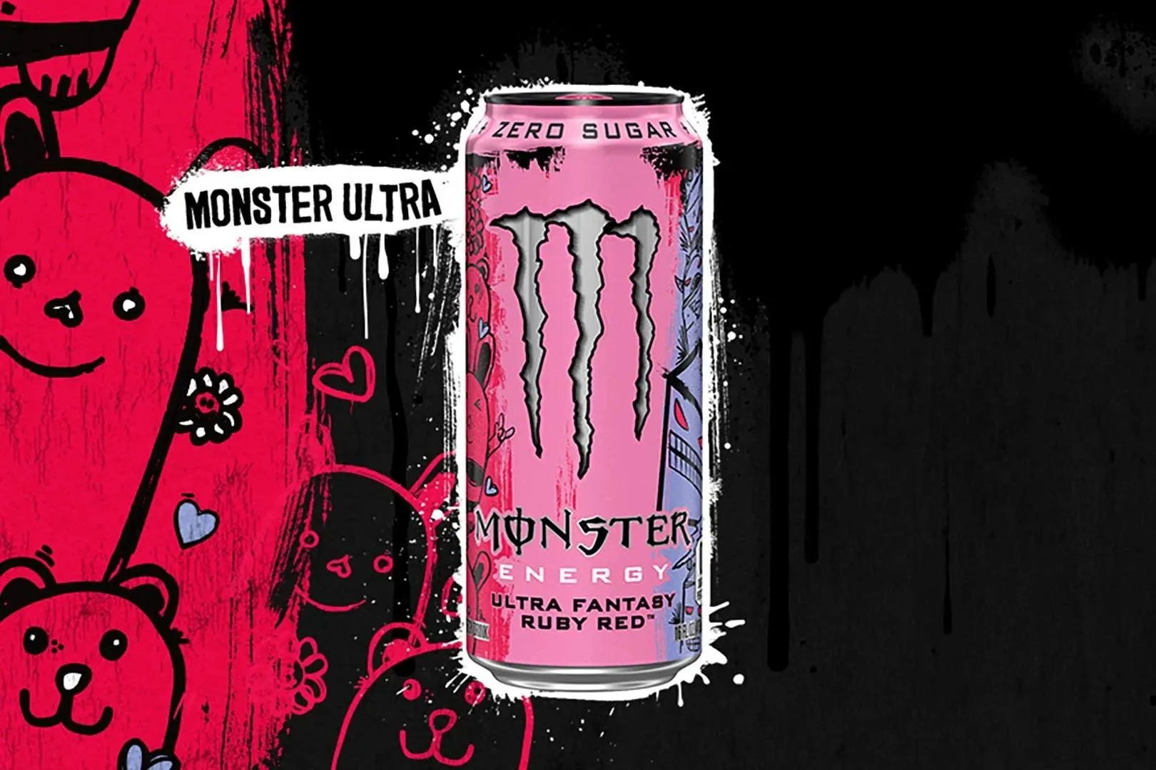 Monster Energy Ultra Fantasy Ruby Red