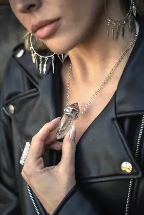 My Power is Choice Smoky Quartz Necklace