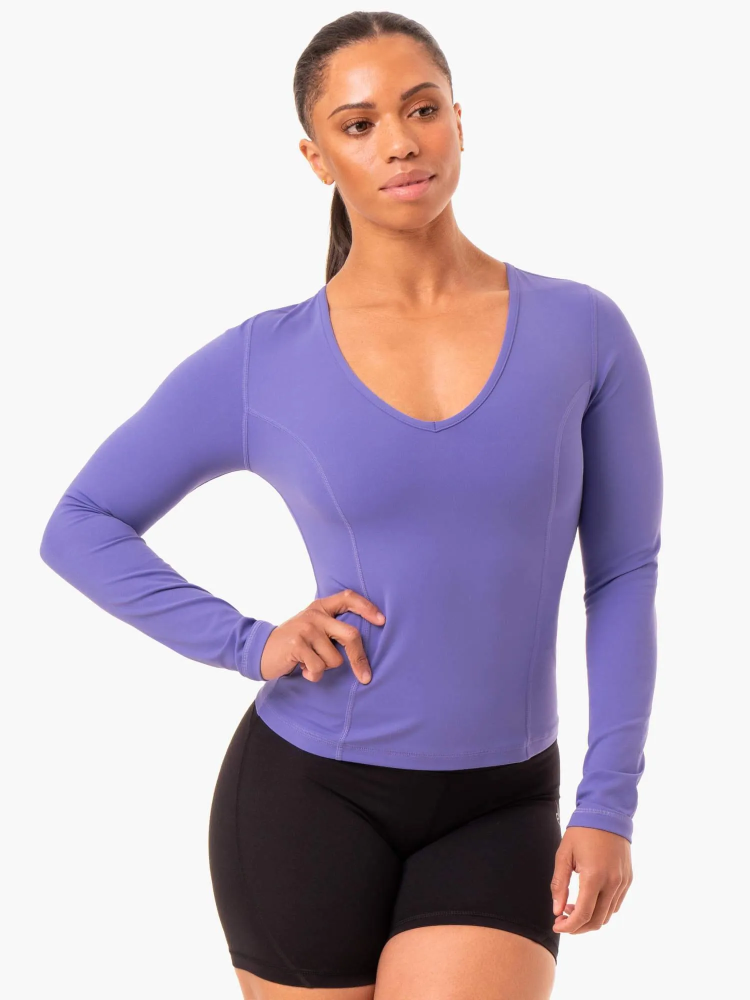 NKD Align Long Sleeve Training Top - Purple