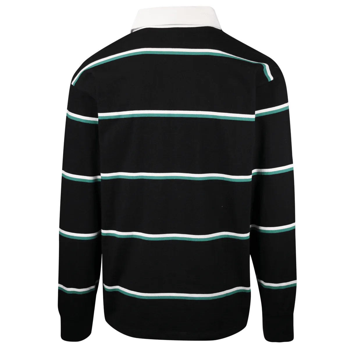 OBEY Men's Horizontal Stripe Button L/S Polo Shirt (S04)