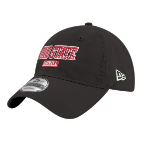 Ohio State Buckeyes Baseball Black Adjustable Hat