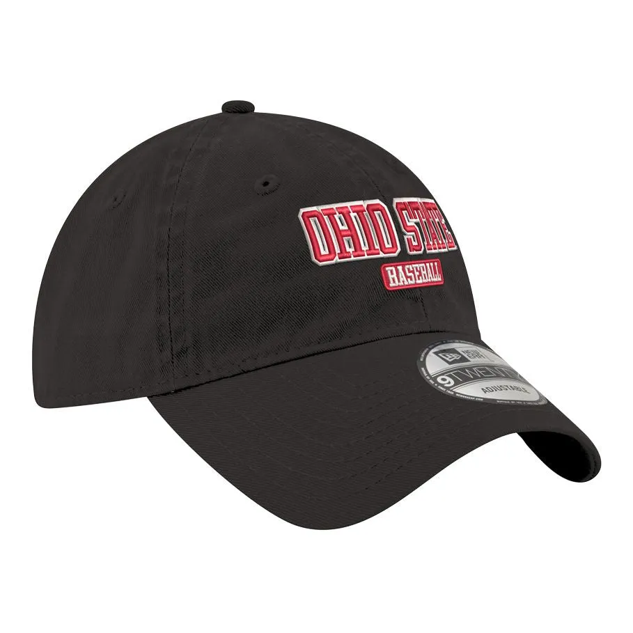 Ohio State Buckeyes Baseball Black Adjustable Hat