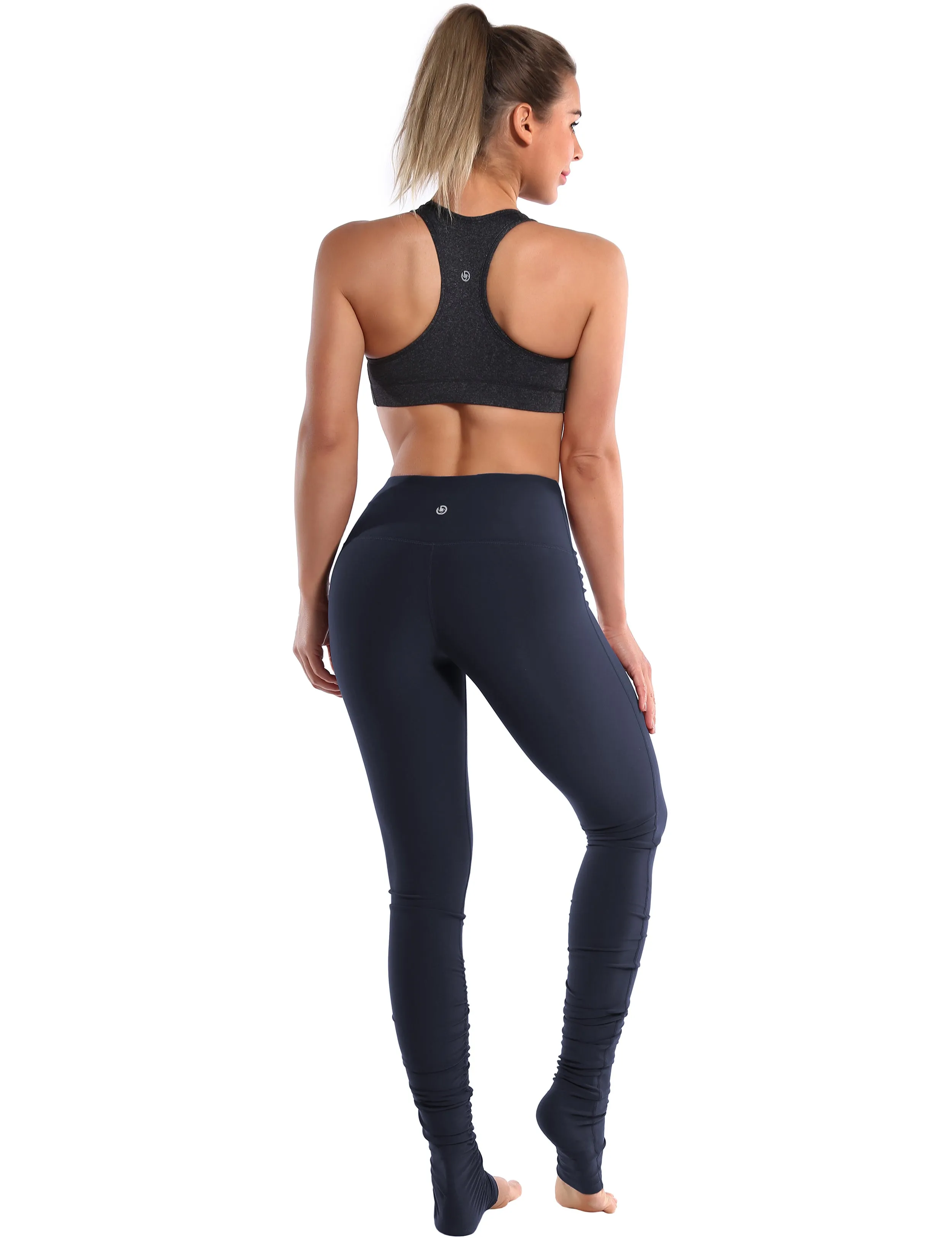 Over the Heel Yoga Pants darknavy