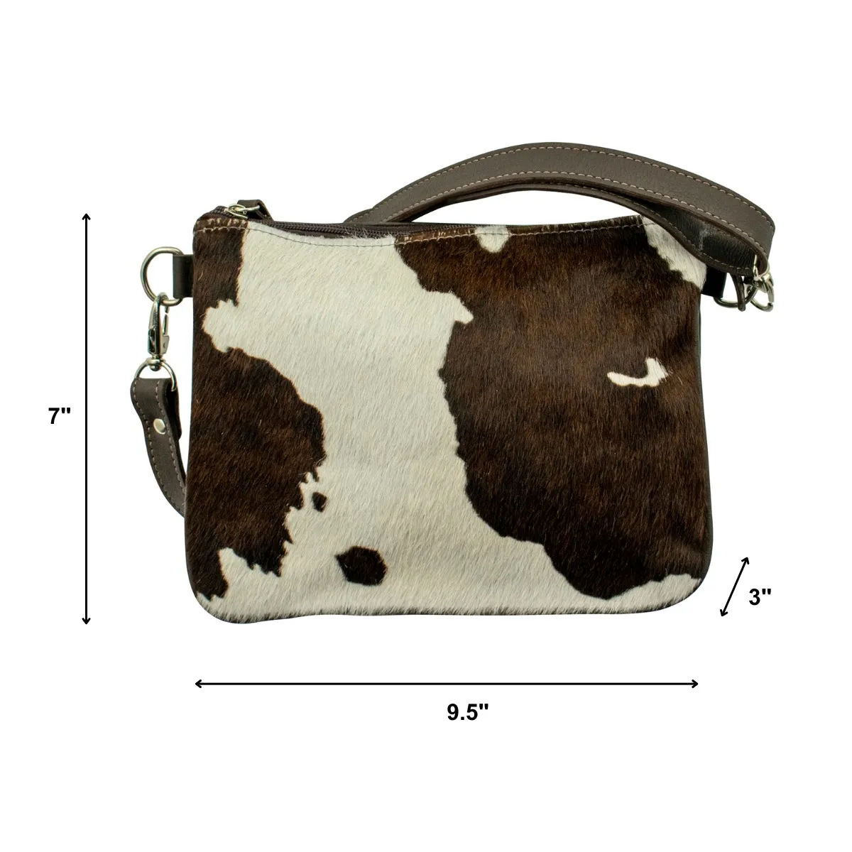 Pony Multi-Compartment Crossbody w/ Hair-On Hide