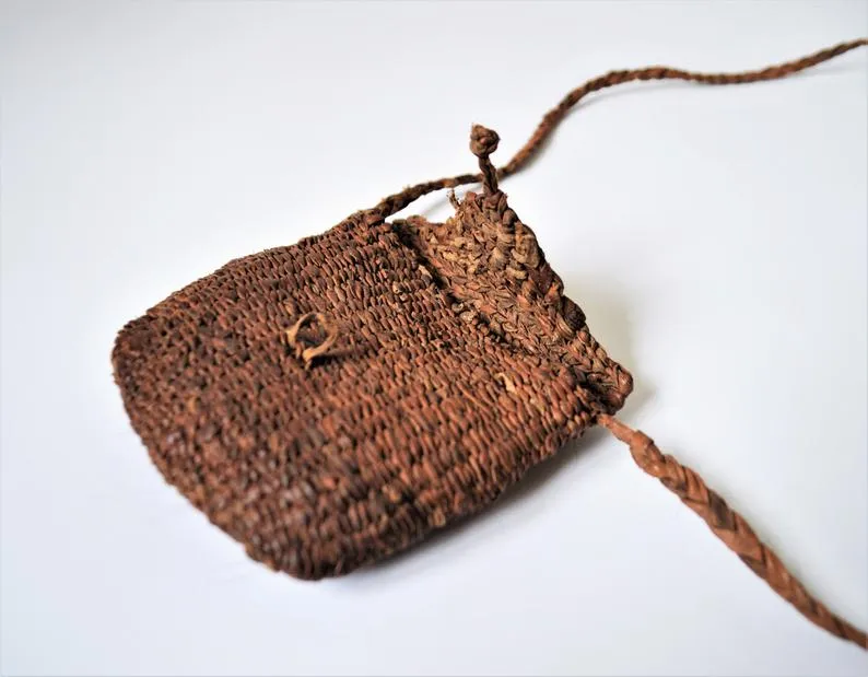 Primitive braided leather bag cross body mini bag