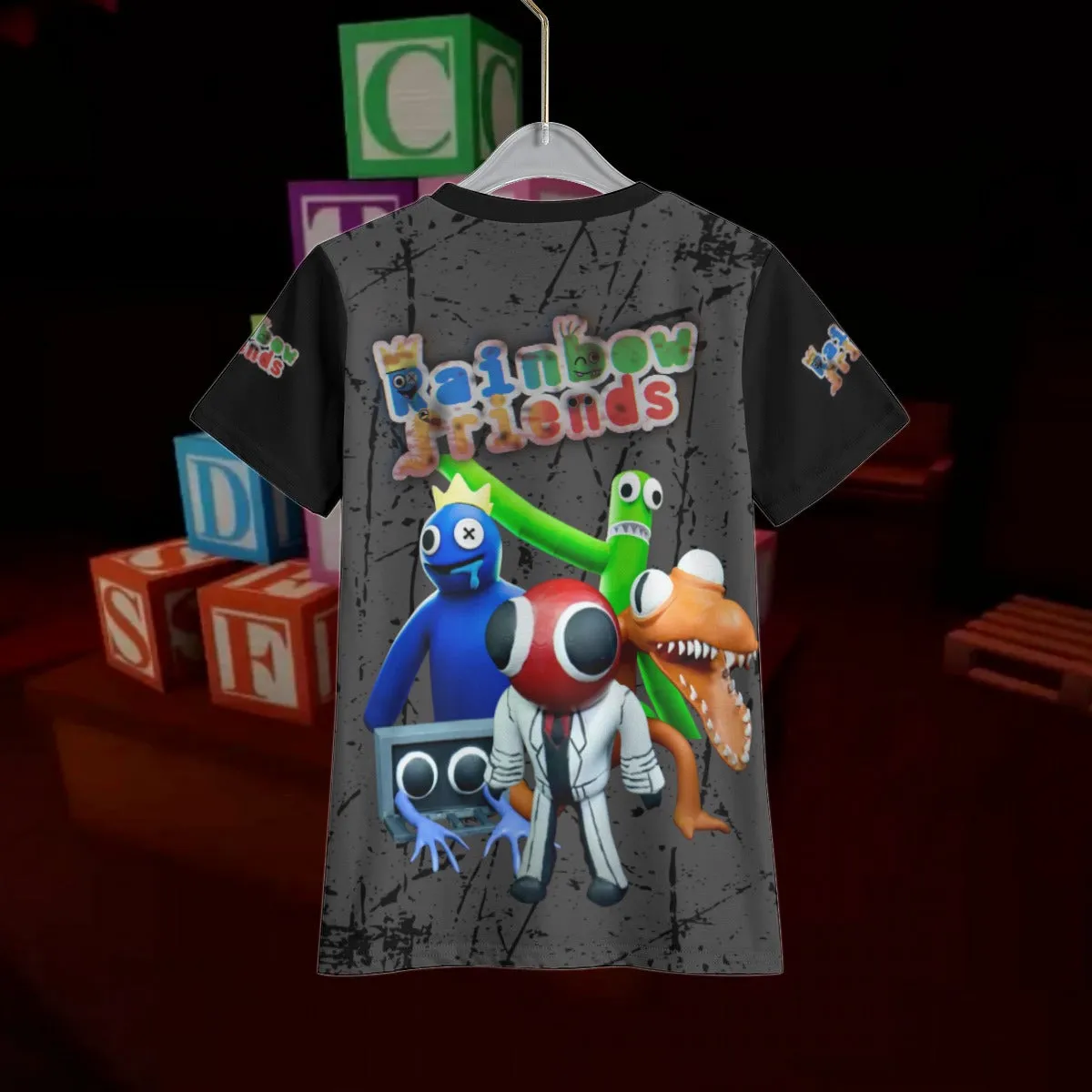 Rainbow Friends Shirt Gray