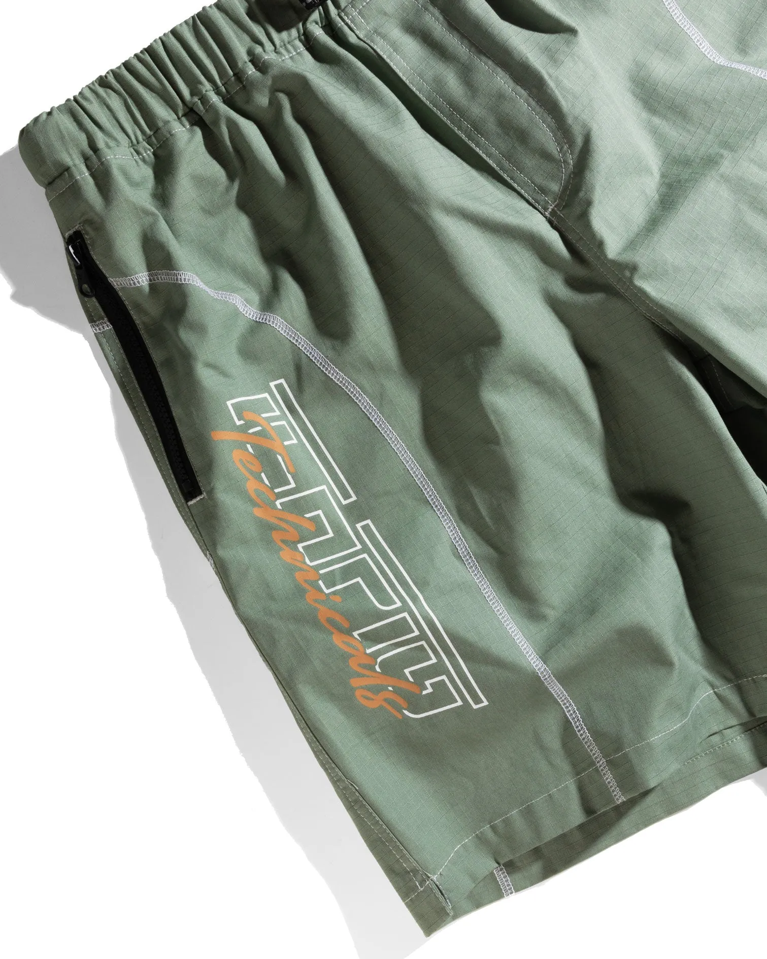 Ripstop Contrast Shorts - Fern