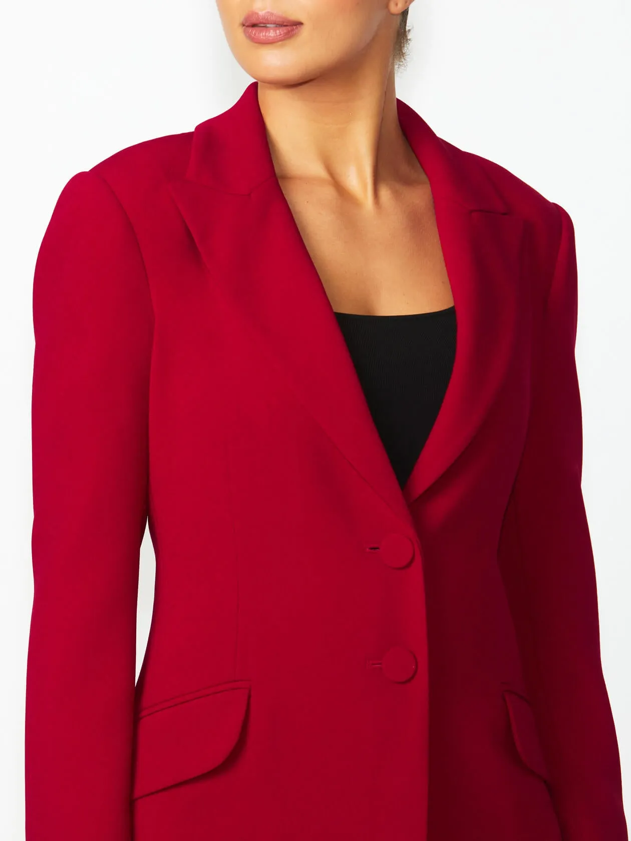 Rochelle Red Blazer