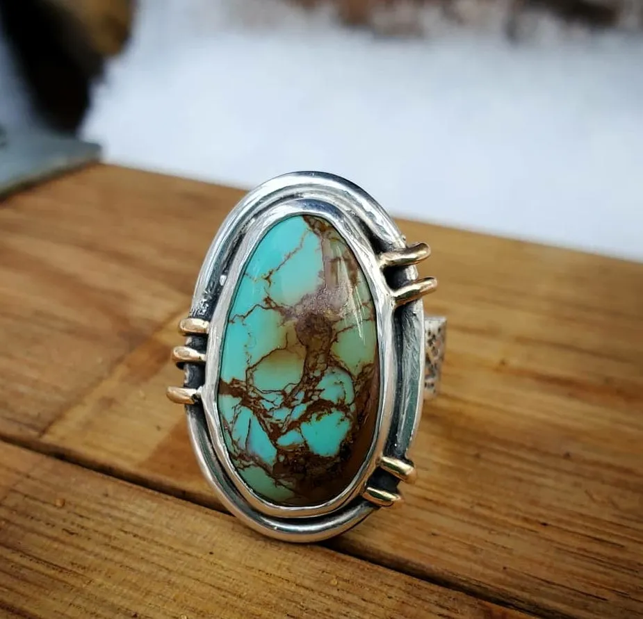 Royston Turquoise Cowgirl Ring