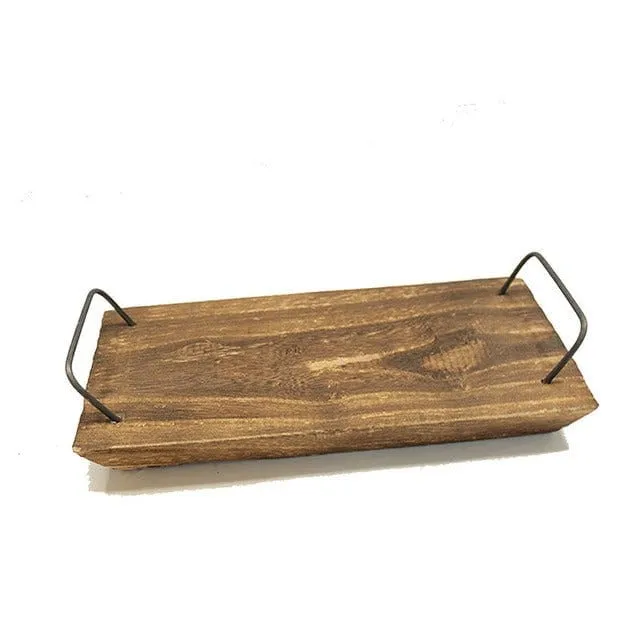 Serving Tray Wood Plate