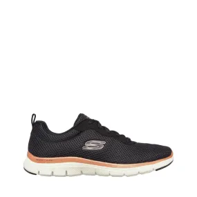 SKECHERS SNEAKERS FLEX APPEAL 4.0 BRILLIANT V 149303 NERO-ROSA-ORO