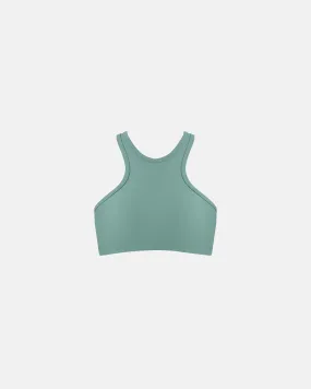 Solid III Halter Top Jade