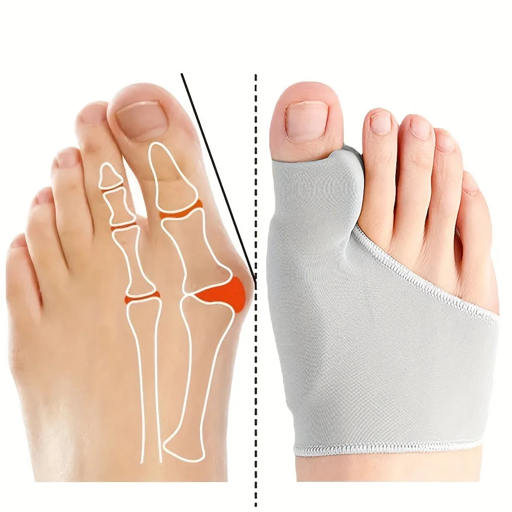 Toe Corrector Orthotics Foot Care Bone Adjuster Correction - 2 pairs