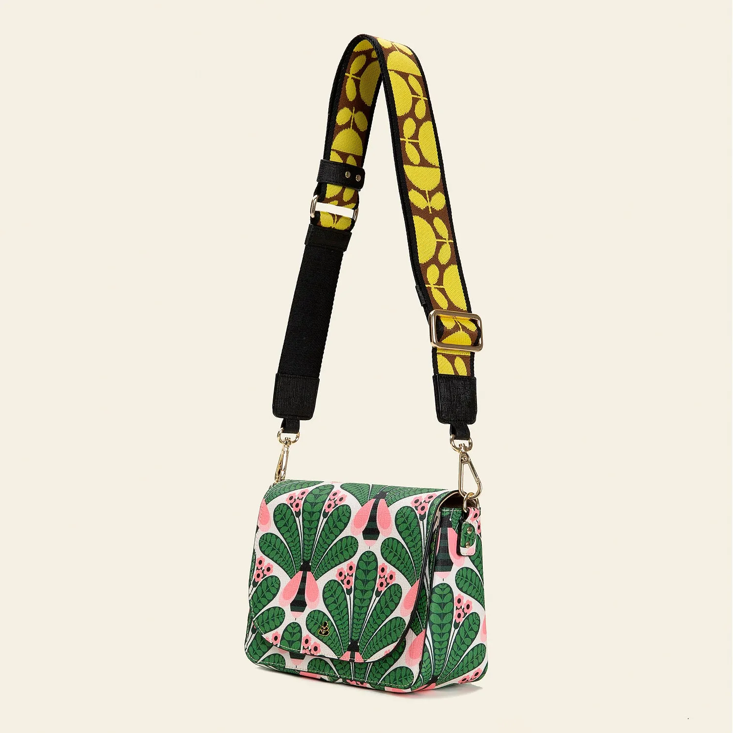 Vera Medium Crossbody - Honey Bee Dill