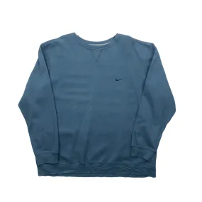 Vintage Blue Nike Sweatshirt - Extra Large