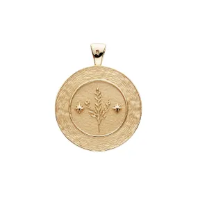 VIRGO JW Zodiac Pendant Coin - Aug 23 - Sep 22