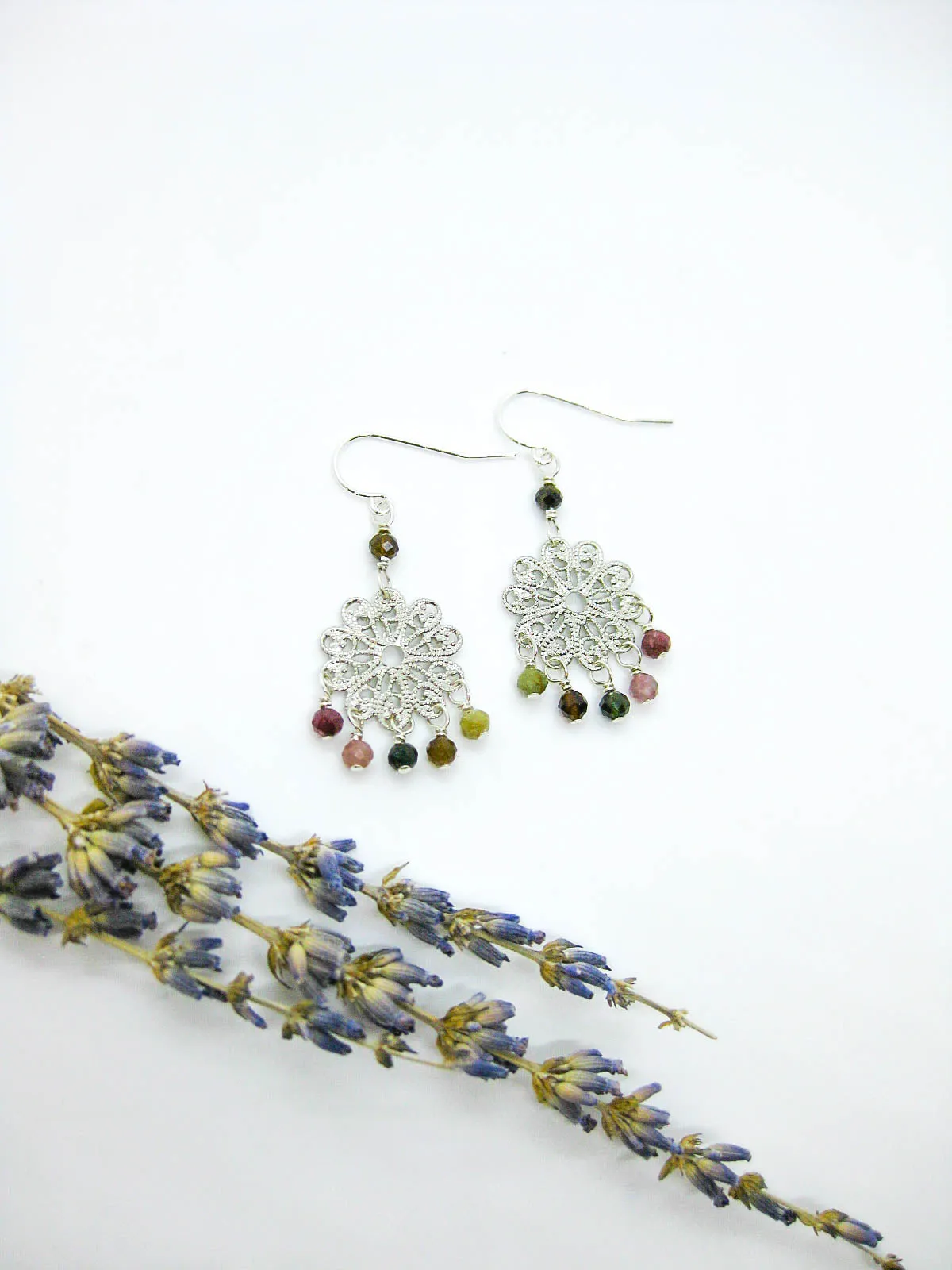 Willow: Tourmaline Earrings - e713