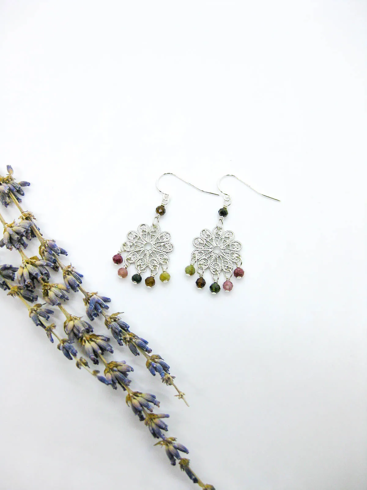 Willow: Tourmaline Earrings - e713