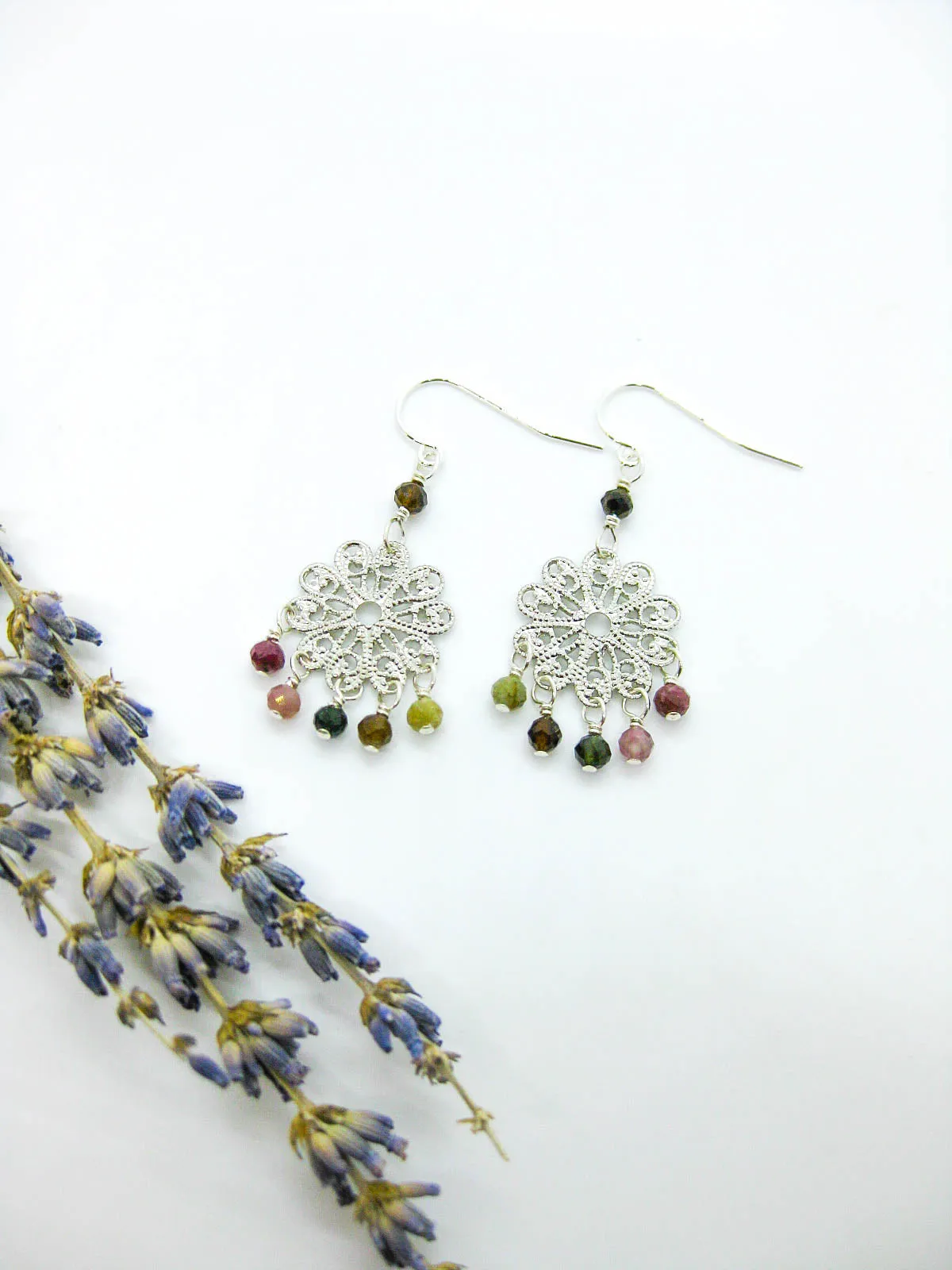 Willow: Tourmaline Earrings - e713