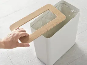 Yamazaki Rubbish Bin Square White