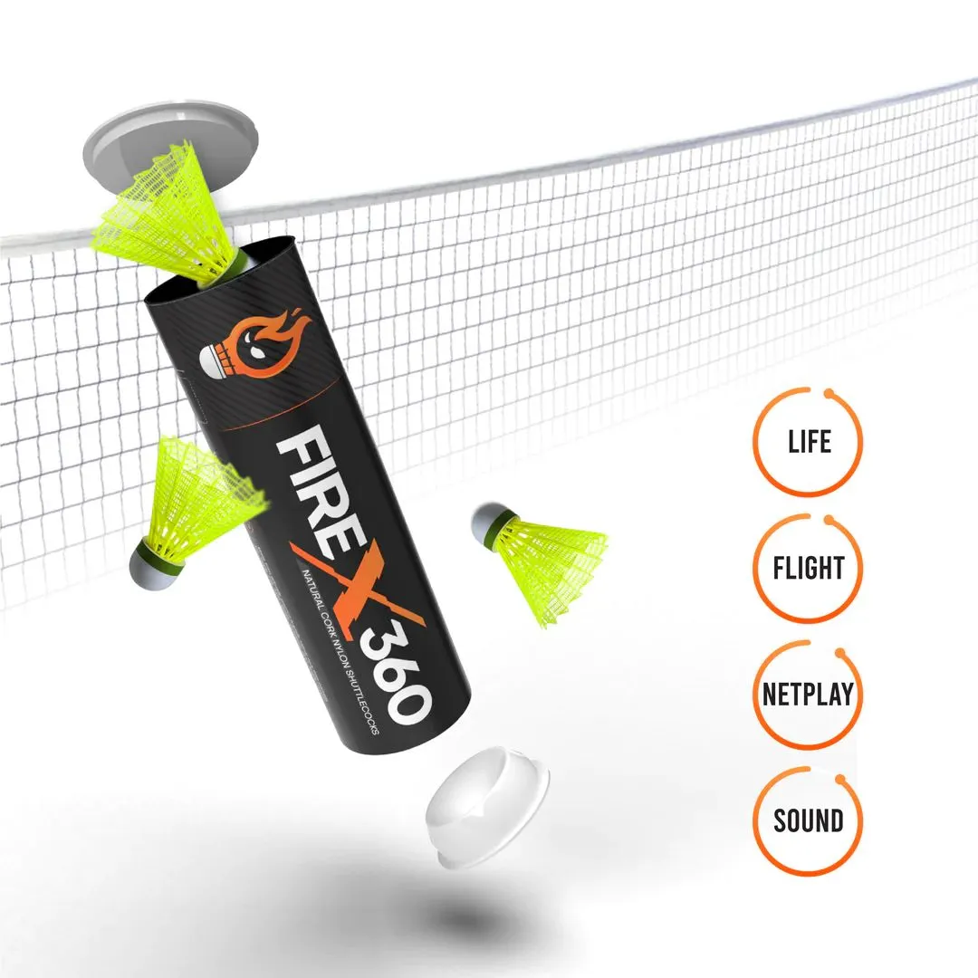 Young Fire X 360 Nylon Badminton Shuttlecock